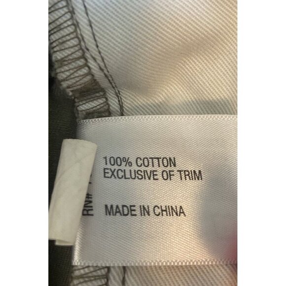 Orvis 5 Pocket Leather Trim Jeans Green Chino Denim Workwear Mens Size 36 X 34 - Picture 10 of 10